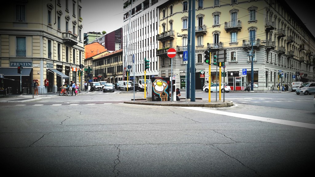 Уличное искусство "граффити" в Милане ©energybox2015